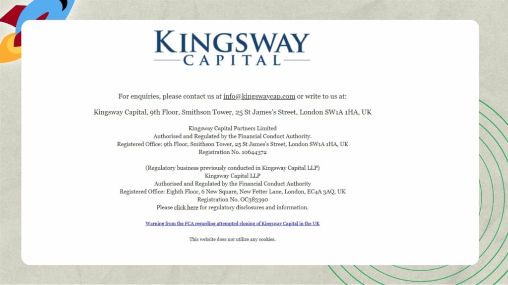 Top Startup Investors in Baghdad - Kingsway Capital