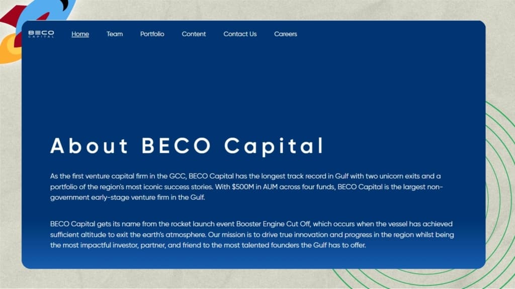 Top Startup Investors in Kuwait City - BECO Capital