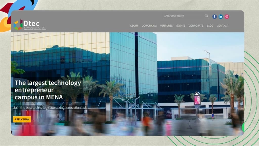 Top Startup Accelerators in Dubai - Dtec (Dubai Technology Entrepreneur Campus)