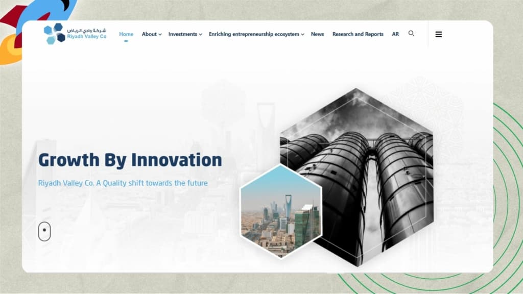 Top Startup Accelerators in Riyadh - Riyadh Valley Company (RVC)