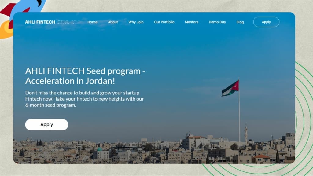 Top Startup Accelerators in Amman - AHLI FINTECH