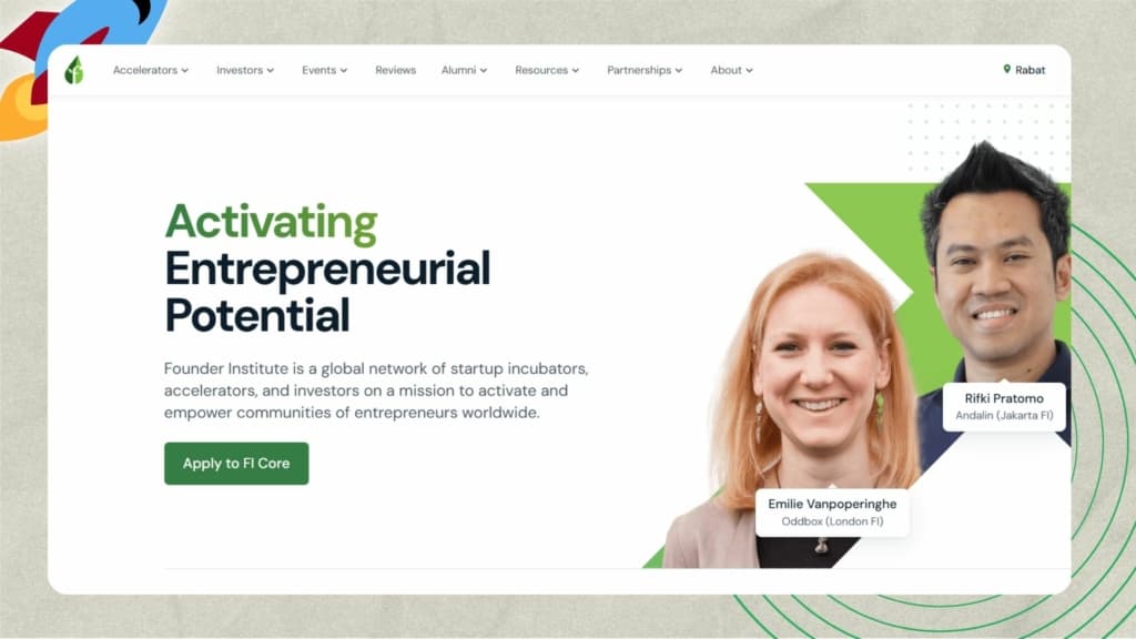 Top Startup Accelerators in Rabat - Founder Institute Morocco (Rabat)