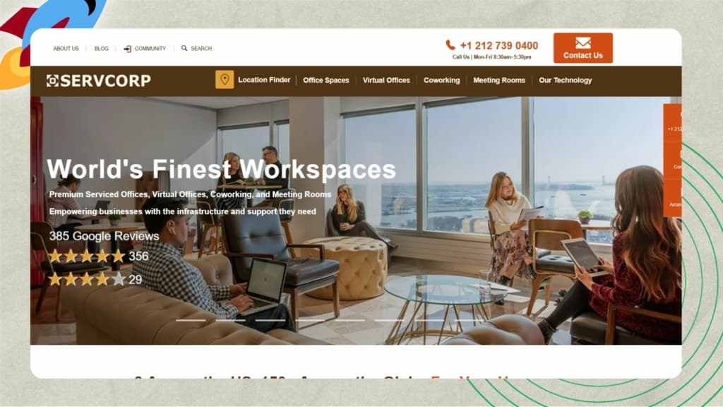 Top Co-Working Spaces in UAE, (Dubai) - Servcorp