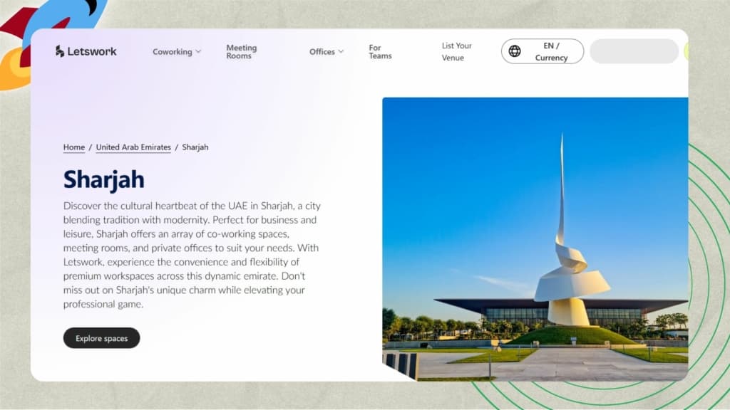 Top Co-Working Spaces in UAE, (Sharjah) - Letswork - Al Rawi