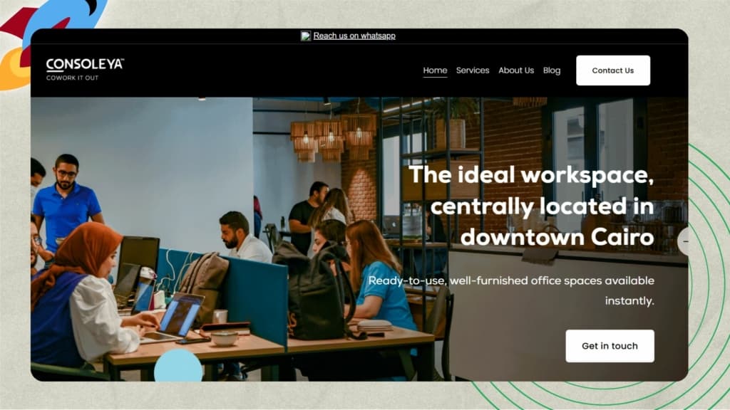 Top Co-Working Spaces in Egypt, (Cairo) - Consoleya