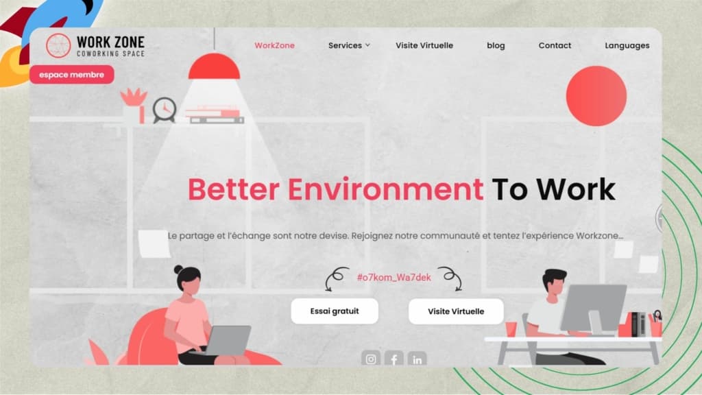 Top Co-Working Spaces in Tunisia, (Tunisia City) - Work Zone