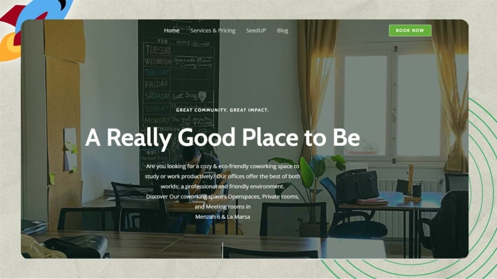 Top Co-Working Spaces in Tunisia, (Tunisia City) - The Green Box