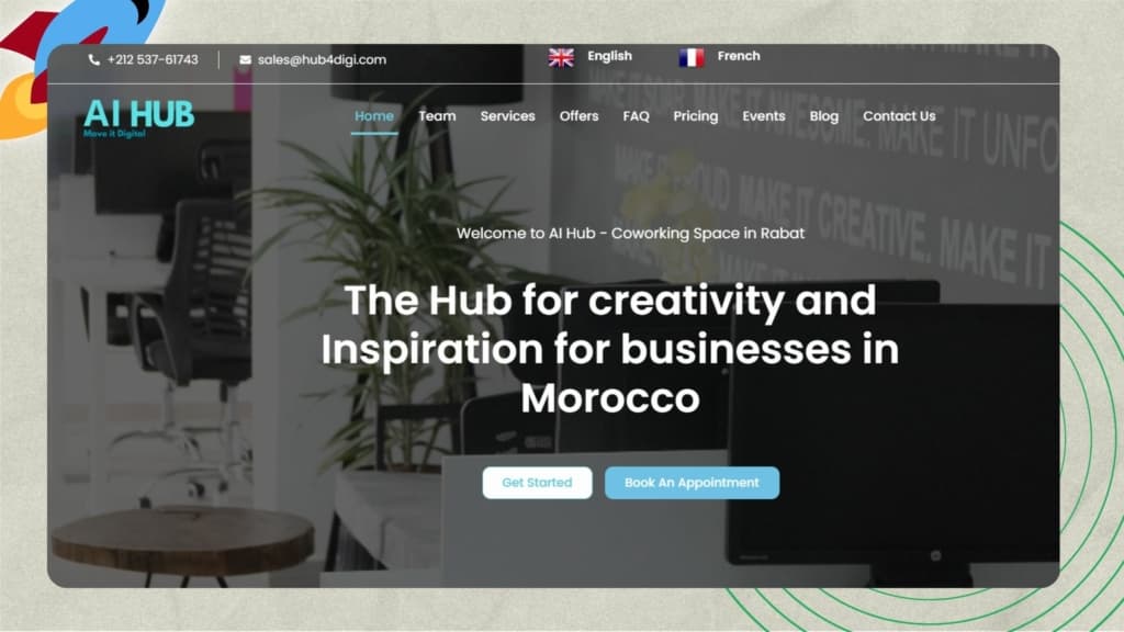 Top Co-Working Spaces in Morocco, (Rabat) - DigitalHub Coworking Space