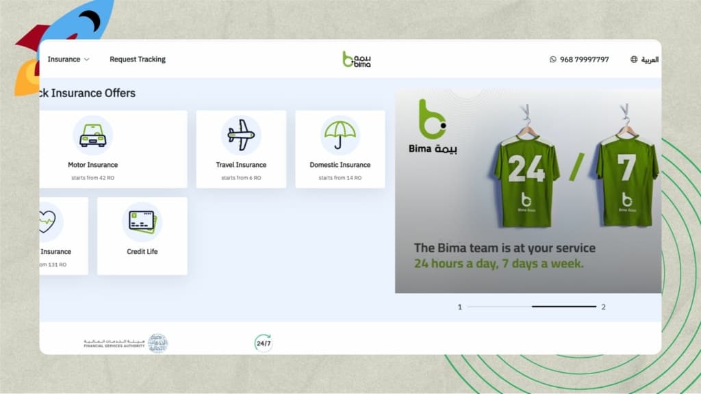 Top Startups in Oman, (Muscat) - Bima