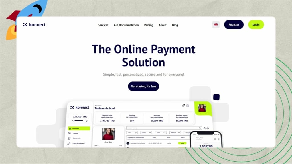 Top Startups in Tunisia, (Tunisia City) - Konnect