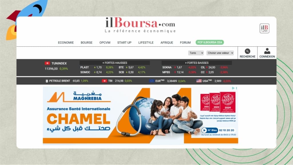 Top Startups in Tunisia, (Tunisia City) - Ilboursa