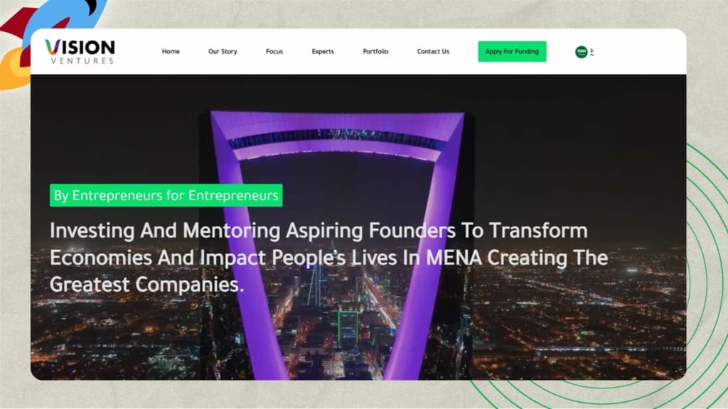 Top Startup Investors in Jeddah- Vision Ventures