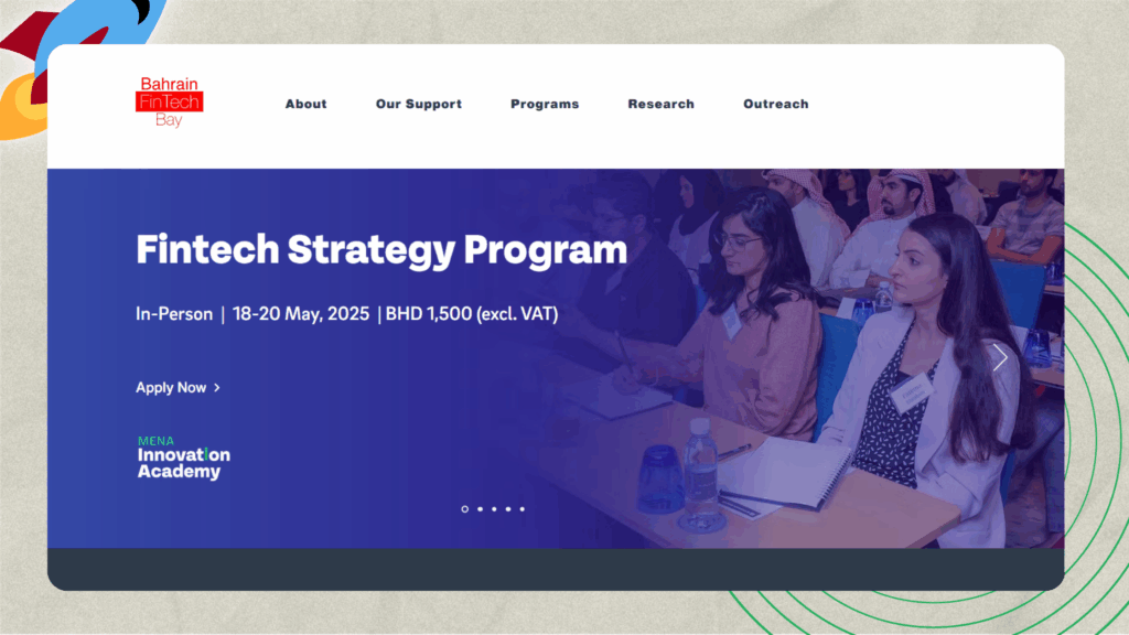 Top Startup Accelerators in Bahrain, (Manama) - Bahrain FinTech Bay