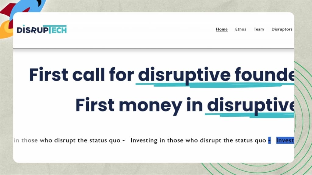 Top Startup Investors in Alexandria - Disruptech Ventures